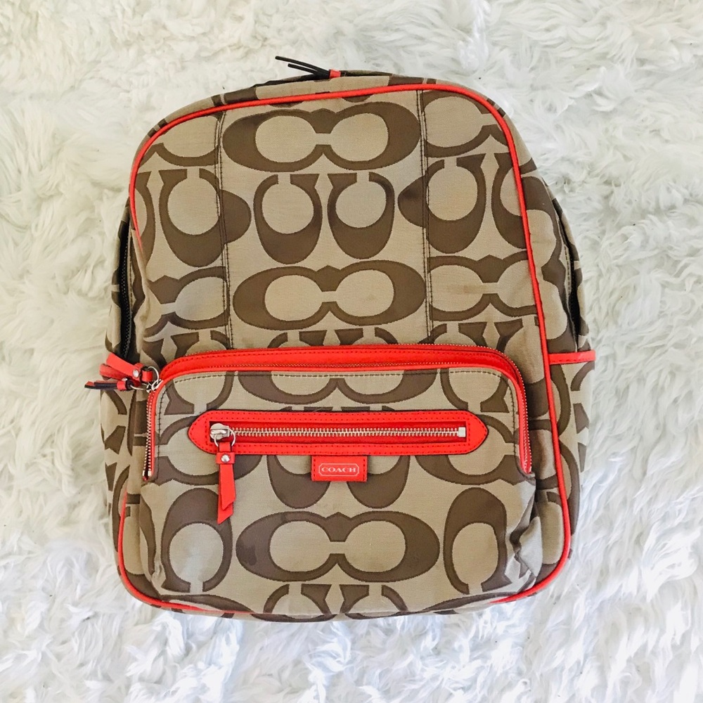 COACH CORAL BACKPACK